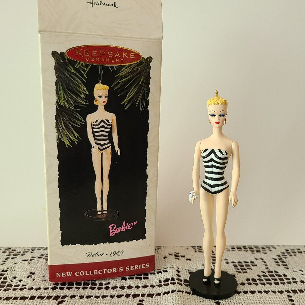 Vintage Barbie Hallmark Keepsake Ornament, Debut - 1959, 1994 Edition